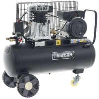 BlackStone B-LBC 50-20 - Compressore aria elettrico a cinghia - Motore 2 HP - 50 lt