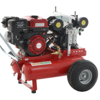 Motocompressore a scoppio Texas 900 con motore Sbaraglia SC420 - 14HP
