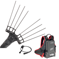 Zanon Karbonium PRO AL 300 - Abbacchiatore elettrico a batteria - Asta telescopica 210 - 340 cm