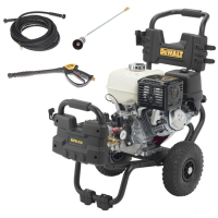 DeWalt DXPW 010E - Idropulitrice a scoppio industriale - 250 bar - 900 l/h - motore Honda GX 390