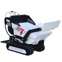 Seven Italy TH500C L70-E - Motocarriola cingolata cassone dumper 500Kg con paletta