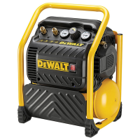 DeWalt DPC10QTC-QS - Compressore aria elettrico portatile monofase, oil-less - Motore 1.5 HP - 9.4 lt