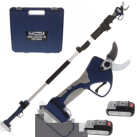 BullMach ARTEMIS 40 - Forbice elettrica da potatura su asta - 21V 2Ah 150/210 cm