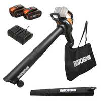Worx WG583E - Soffiatore a batteria 3 in 1 - 2x20V/4Ah