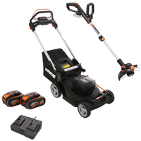 PROMO Worx Nitro WG749E - Tagliaerba semovente a batteria - 2x20V/4Ah - Taglio 46 cm