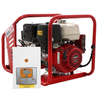 Tecnogen H8000 TE/A - Generatore di corrente a benzina con AVR 6 kW - Continua 5.4 kW Trifase + ATS