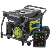 Pramac WX 6200 ES - Generatore di corrente a benzina carrellato 5.8 kW - Continua 5.3 kW Monofase + ATS