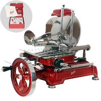 Berkel Tribute Rosso - Affettatrice a volano - Lama in acciaio al cromo da 300 mm
