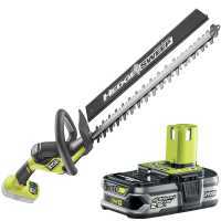 Ryobi RY18HT50A-125 - Tagliasiepi a batteria litio 18V/2.5Ah - Lama da 50 cm 