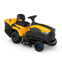Stiga Estate 384e - Trattorino tagliaerba a batteria - Cesto di raccolta - Potenza 48V/30Ah