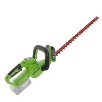 Greenworks G24HT56 - Tagliasiepi a batteria con lama da 56 cm - SENZA BATTERIA E CARICABATTERIE