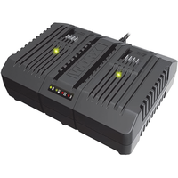 Caricabatterie rapido doppio WORX 20V - 2 + 2Ah