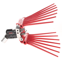 Lisam V8 Titanium - Abbacchiatore pneumatico - scuotiolive 6 bar - 2000 battiti al minuto