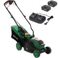 Ribimex PRBAT20-TON33 - Tagliaerba a batteria - 2x20V/4Ah - Taglio 34 cm
