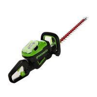 Greenworks GD60HT66 - Tagliasiepi elettrico a batteria con lama da 66 cm - SENZA BATTERIE E CARICABATTERIE