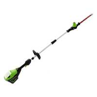 Greenworks G60PHT51 - Tagliasiepi su asta di prolunga a batteria 60V - SENZA BATTERIE E CARICABATTERIE