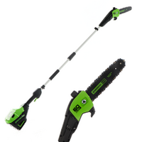 Greenworks GD60PS25 - Potatore su asta di prolunga a batteria 60V - SENZA BATTERIE E CARICABATTERIE