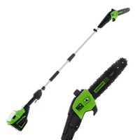 Greenworks GD60PS25 - Potatore su asta di prolunga a batteria 60V - SENZA BATTERIE E CARICABATTERIE