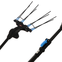 Lisam Thor - Abbacchiatore Elettrico a batteria - Con 8 denti in carbonio - 250-350 cm - Asta Telescopica