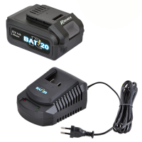 Kit Batteria + Caricabatteria RIBIMEX PRBAT20-KIT4 20V 4Ah