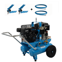 Campagnola MC 658 - KIT Motocompressore 7HP + 2 Abbacchiatori pneumatici Tuono Evo