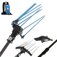 Campagnola HERCULES 58V - Asta in carbonio da 185-270 cm - Abbacchiatore elettrico a batteria - Batteria a zaino inclusa
