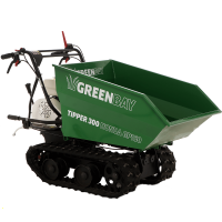 GreenBay TIPPER 300 HONDA GP160 - Motocarriola cingolata dumper ribaltabile 300Kg