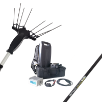 Volpi Olytech Super Power 555XL - Abbacchiatore elettrico a batteria 240/360 - Batteria a zaino inclusa
