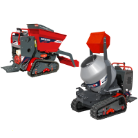 Motocarriola cingolata RAPTOR 6800 HED - Honda GXe270 - Con pala + betoniera