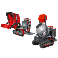 Motocarriola cingolata RAPTOR 6800 HDT - Honda GX270 - Con pala + betoniera