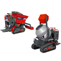 Motocarriola cingolata RAPTOR 6800 YED 4.0 - Yanmar L100E - Con pala + betoniera