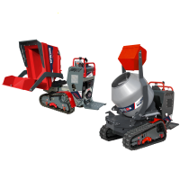 Motocarriola cingolata RAPTOR 6800 YEDT 4.0 - Yanmar L100E - Con pala + betoniera