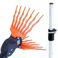 TecnoVIR Olivir - Abbacchiatore elettrico a batteria 185-330 cm - asta telescopica in alluminio