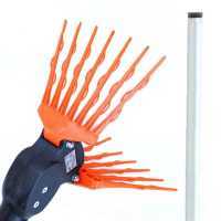 TecnoVIR Olivir - Abbacchiatore elettrico a batteria - scuotitore per olive da 200 cm con asta fissa