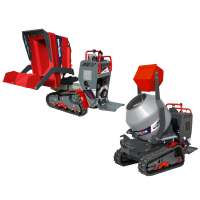 Motocarriola cingolata RAPTOR 7800 YEDT 4.0 - Yanmar L100E - Con pala + betoniera
