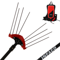 Infaco V5000P3AF - Abbacchiatore a batteria su asta fissa - 48V 17Ah