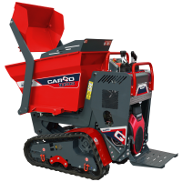 Motocarriola cingolata CARGO J 10000 HED 4.0 con joystick - Honda GXe630 - Con pala