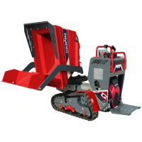 Motocarriola cingolata CARGO L 10000 HEDT 4.0 - Honda GXe630 - Con pala