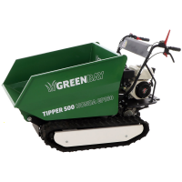 GreenBay TIPPER 500 HONDA GP160 - Motocarriola cingolata dumper  - Portata 500Kg