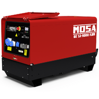 MOSA GE SX-9000 KDM - Generatore di corrente diesel silenziato 8.3 kW - Continua 7.5 kW Monofase