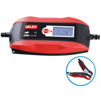 Valex LCD Power Battery - Caricabatterie - Manutentore carica - Schermo lcd - Batterie 6/12V