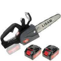 LISAM SG 22 - Elettrosega a batteria 2 x 18V 2Ah - Lama da 25cm