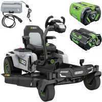 EGO Z6 ZERO TURN ZT4201E-S - Trattorino tagliaerba a batteria 56V/15Ah - Raggio zero