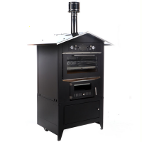 Rossofuoco Sedicinoni 80 Black- Forno a legna da esterno