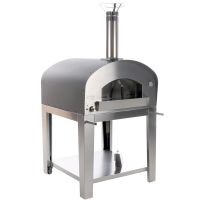 Seven Italy Ade Antracite - Forno a gas da esterno con carrello