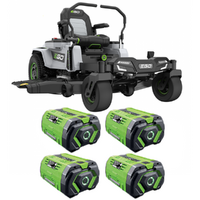 PROMO EGO Z6 ZERO TURN ZT5201E-L - Trattorino tagliaerba a batteria - 56V - 40Ah - Raggio zero