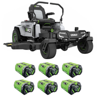 PROMO EGO Z6 ZERO TURN ZT5201E-L - Trattorino tagliaerba a batteria - 56V - 60Ah - Raggio zero