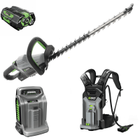 EGO HTX7500 - Tagliasiepi con zaino porta batterie BHX 1000 56V/5Ah