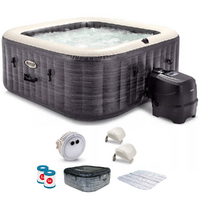 Intex Quadrata Greystone Deluxe 28450NP - 173x173x71 cm - Piscina idromassaggio spa