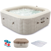 Intex Quadrata Chevron Deluxe 28472EX - Piscina idromassaggio spa